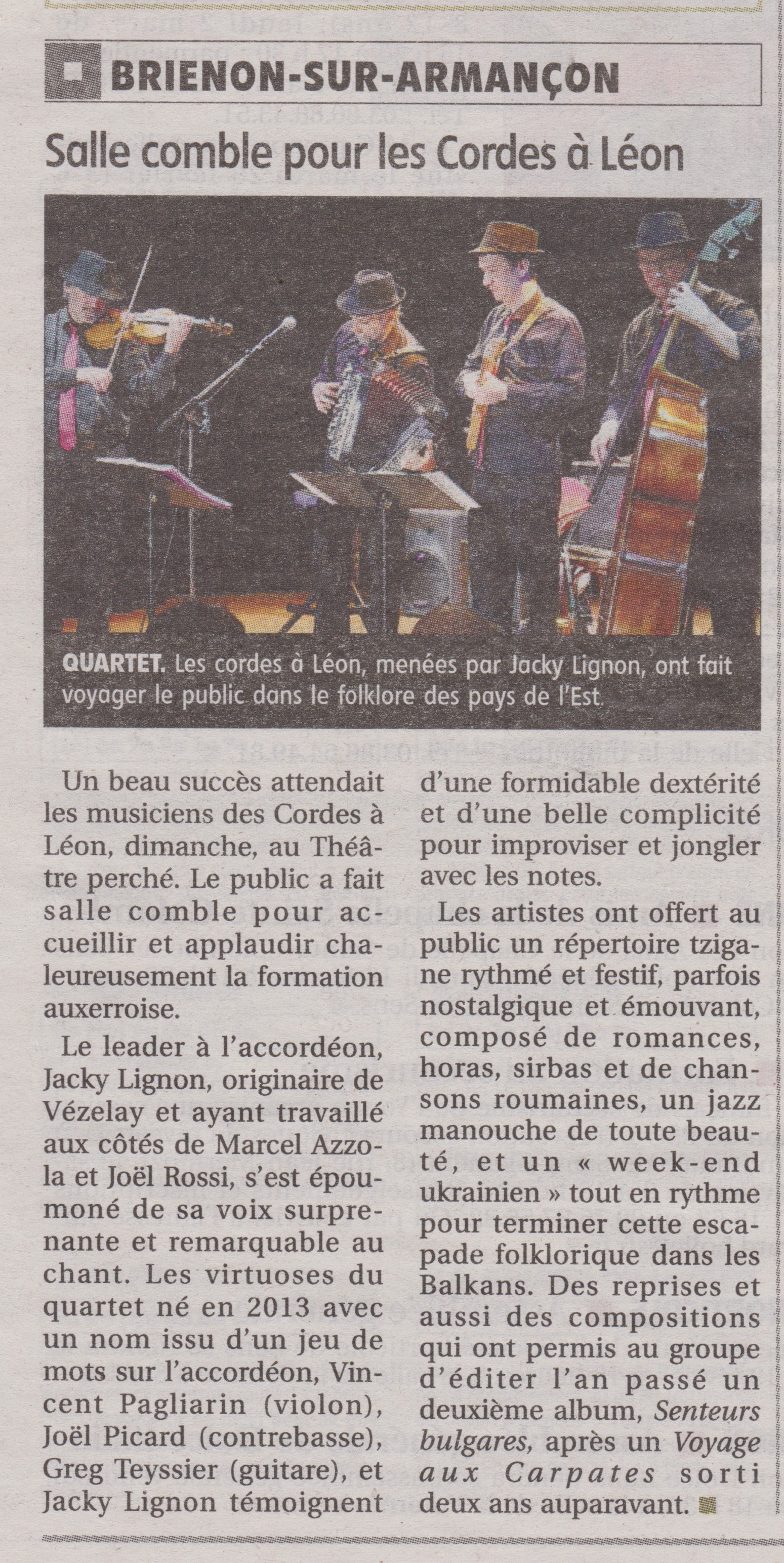 article Les cordes